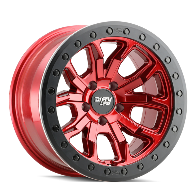 Dt-1 9303 17x9 in Crimson Candy Red Wheel <br> 5x127 Bolt Pattern / -12mm Offset / 78.1mm Hub