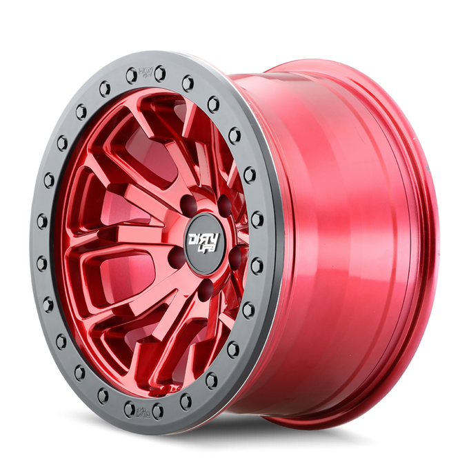 Dt-1 9303 17x9 in Crimson Candy Red Wheel <br> 5x127 Bolt Pattern / -12mm Offset / 78.1mm Hub