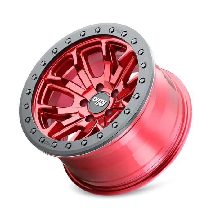 Dt-1 9303 17x9 in Crimson Candy Red Wheel <br> 5x127 Bolt Pattern / -38mm Offset / 78.1mm Hub
