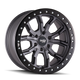 Dt-1 9303 17x9 in Satin Gunmetal Wheel <br> 6x139.7 Bolt Pattern / -12mm Offset / 106mm Hub