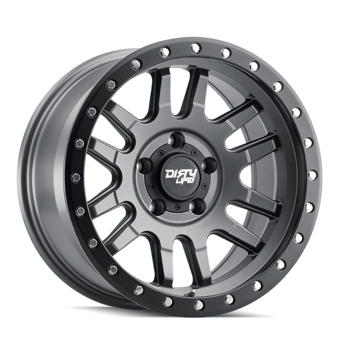 Canyon Pro 9309 17x9 in Satin Graphite Wheel <br> 5x127 Bolt Pattern / -12mm Offset / 71.5mm Hub