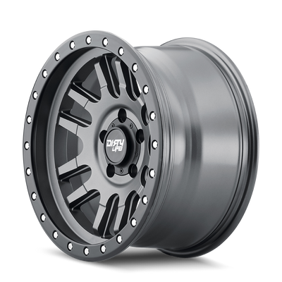 Canyon Pro 9309 17x9 in Satin Graphite Wheel <br> 5x127 Bolt Pattern / -12mm Offset / 71.5mm Hub
