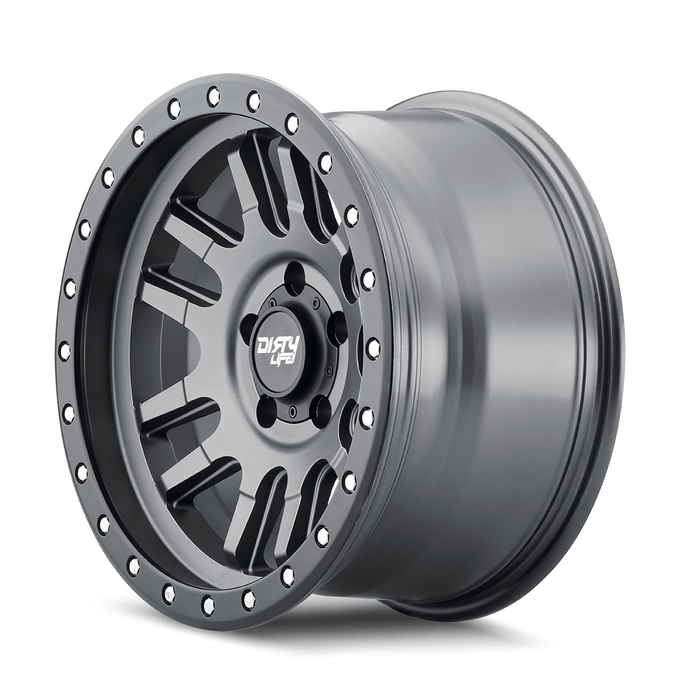 Canyon Pro 9309 17x9 in Satin Graphite Wheel <br> 5x127 Bolt Pattern / -12mm Offset / 71.5mm Hub