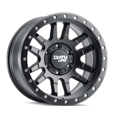 Canyon Pro 9309 17x9 in Satin Black Wheel <br> 6x139.7 Bolt Pattern / -12mm Offset / 106mm Hub