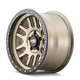 Canyon Pro 9309 17x9 in Satin Gold Wheel <br> 6x139.7 Bolt Pattern / 0mm Offset / 106mm Hub