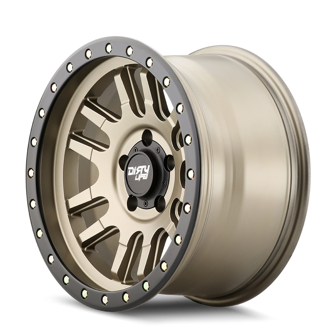Canyon Pro 9309 17x9 in Satin Gold Wheel <br> 6x139.7 Bolt Pattern / -12mm Offset / 106mm Hub