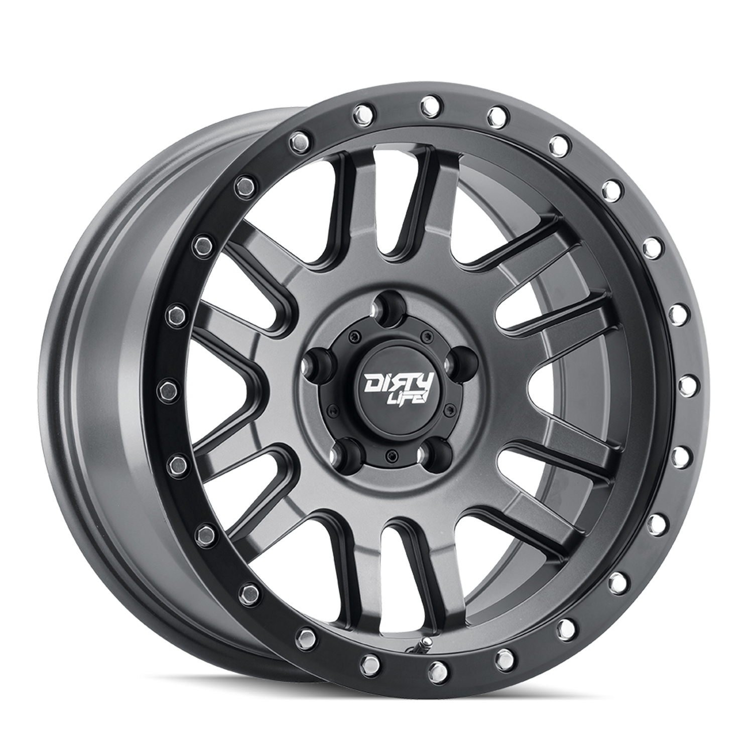 Canyon Pro 9309 17x9 in Satin Graphite Wheel <br> 6x139.7 Bolt Pattern / 0mm Offset / 106mm Hub