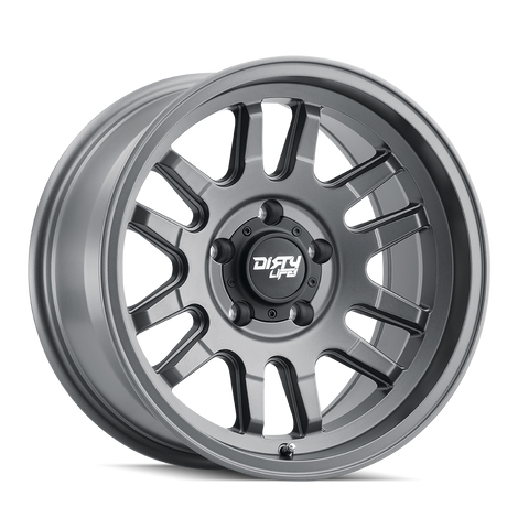 Canyon 9310 17x9 in Satin Graphite Wheel <br> 5x127 Bolt Pattern / -12mm Offset / 71.5mm Hub
