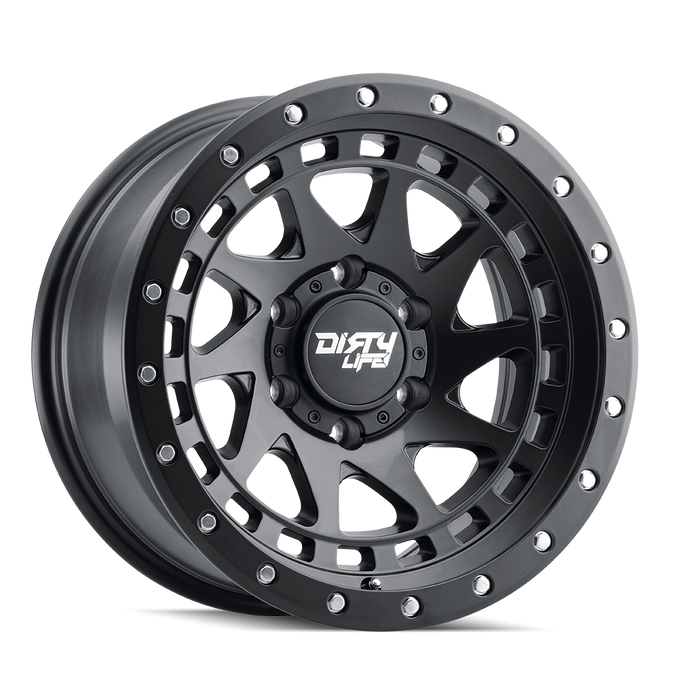 Enigma Pro 9311 17x9 in Satin Black Wheel <br> 6x139.7 Bolt Pattern / -12mm Offset / 106mm Hub