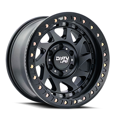 Enigma Race 9313 17x9 in Matte Black Wheel <br> 6x139.7 Bolt Pattern / -38mm Offset / 106mm Hub