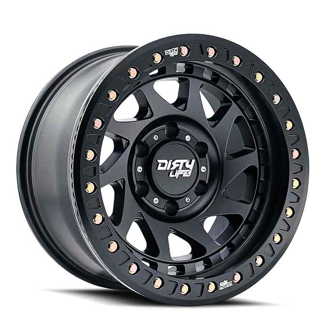 Enigma Race 9313 17x9 in Matte Black Wheel <br> 6x139.7 Bolt Pattern / -38mm Offset / 106mm Hub