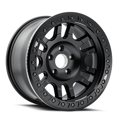 Canyon Race 9314 17x9 in Matte Black Wheel <br> 5x127 Bolt Pattern / -38mm Offset / 71.5mm Hub