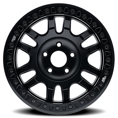 Canyon Race 9314 17x9 in Matte Black Wheel <br> 5x127 Bolt Pattern / -38mm Offset / 71.5mm Hub