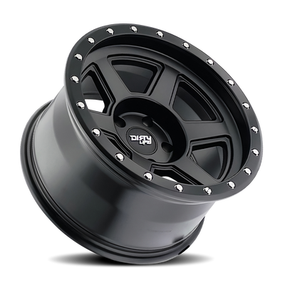 Compound 9315 17x9 in Matte Black Wheel <br> 5x127 Bolt Pattern / -38mm Offset / 78.1mm Hub