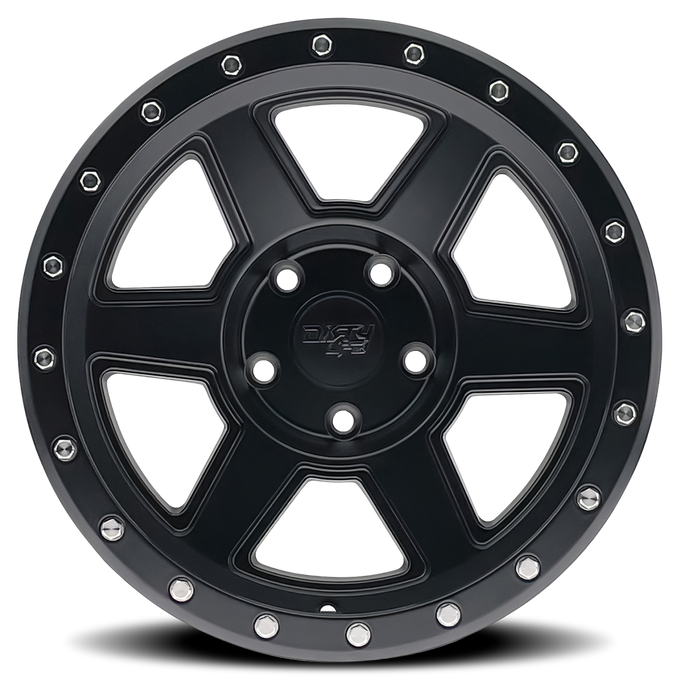 Compound 9315 17x9 in Matte Black Wheel <br> 5x127 Bolt Pattern / -38mm Offset / 78.1mm Hub