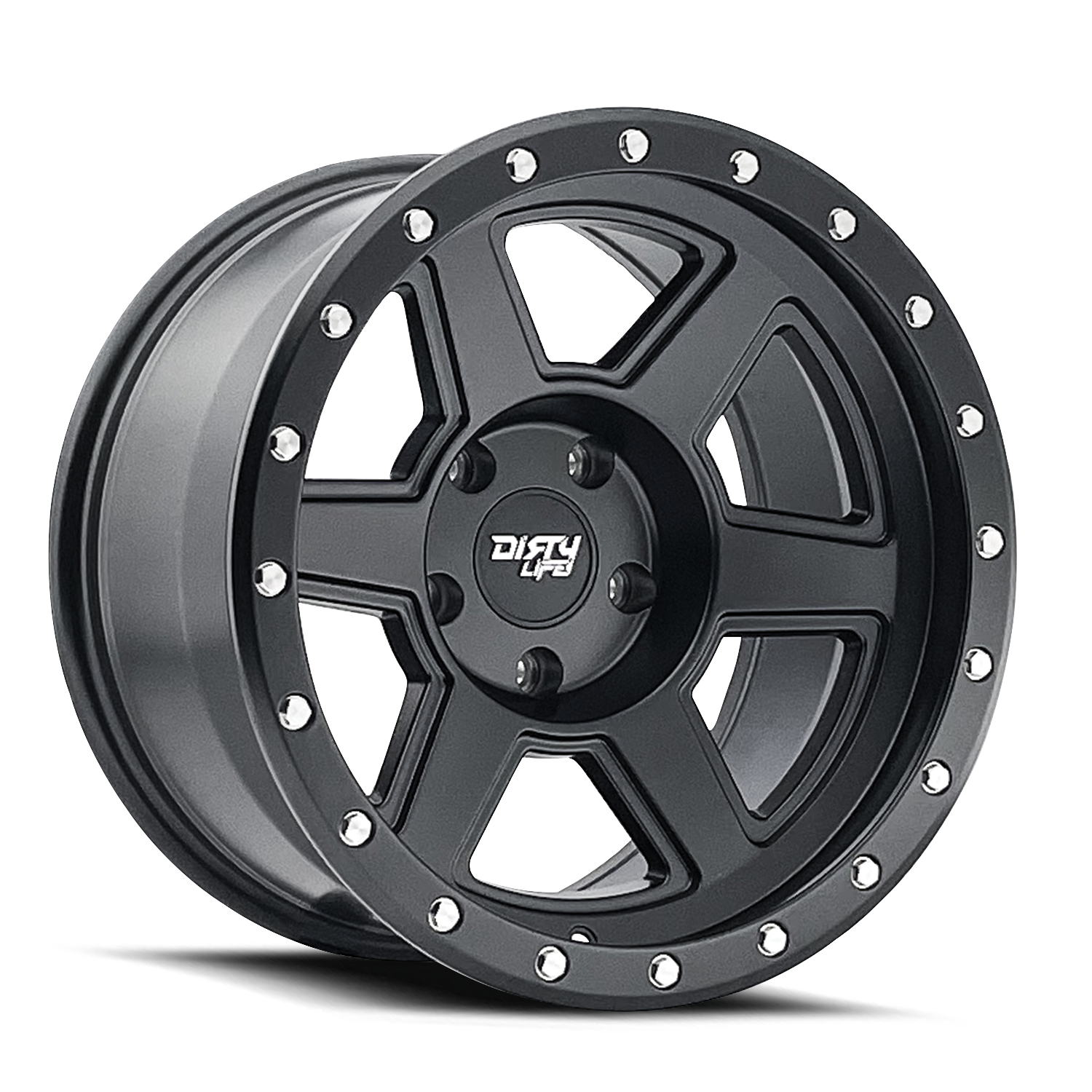 Compound 9315 17x9 in Matte Black Wheel <br> 6x139.7 Bolt Pattern / -38mm Offset / 106mm Hub