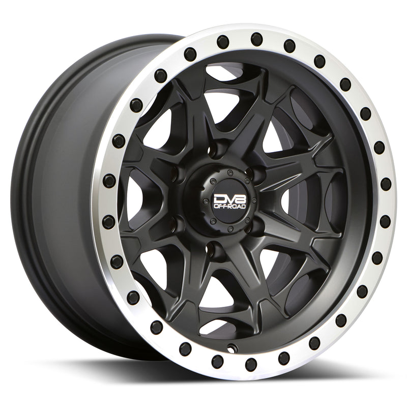 20 X 9 Matte Black 886 Simulated BeadLock <br>Universal