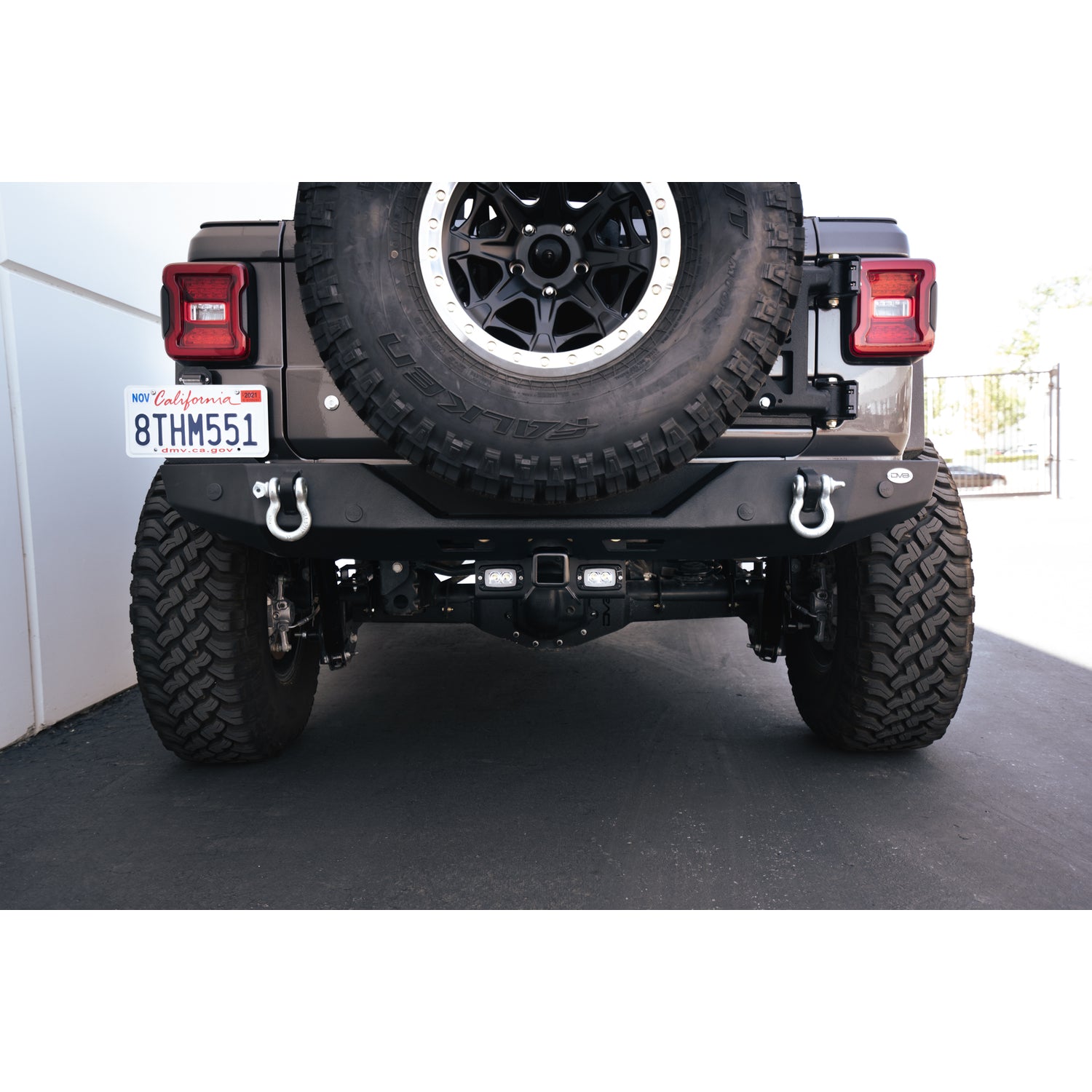 Bolt-On Hitch With Lights <br>07-18 Jeep Wrangler, 2018 JK