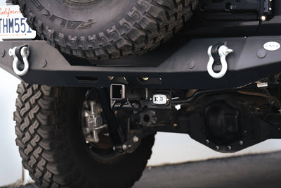 Bolt-On Hitch With Lights <br>07-18 Jeep Wrangler, 2018 JK