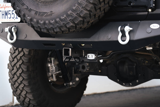 Bolt-On Hitch With Lights <br>07-18 Jeep Wrangler, 2018 JK