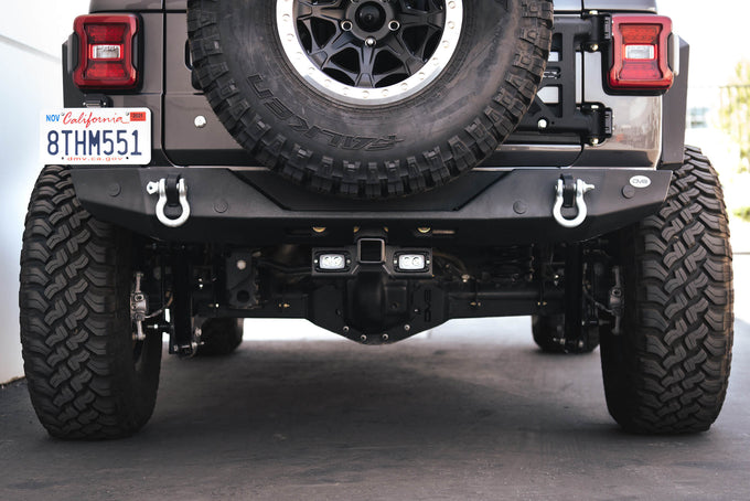 Bolt-On Hitch With Lights <br>07-18 Jeep Wrangler, 2018 JK