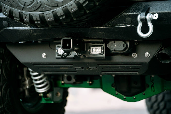 Bolt-On Hitch With Lights <br>07-18 Jeep Wrangler, 2018 JK