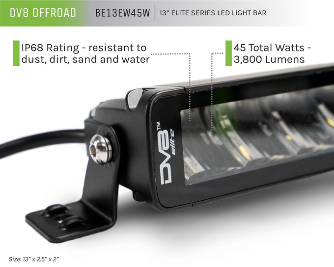 13-Inch Elite Series LED Light Bar <br>Universal