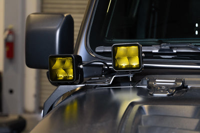 3-Inch Elite Series LED Amber Pod Light <br>Universal