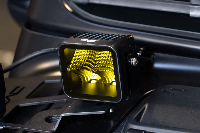 3-Inch Elite Series LED Amber Pod Light <br>Universal