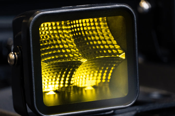 3-Inch Elite Series LED Amber Pod Light <br>Universal