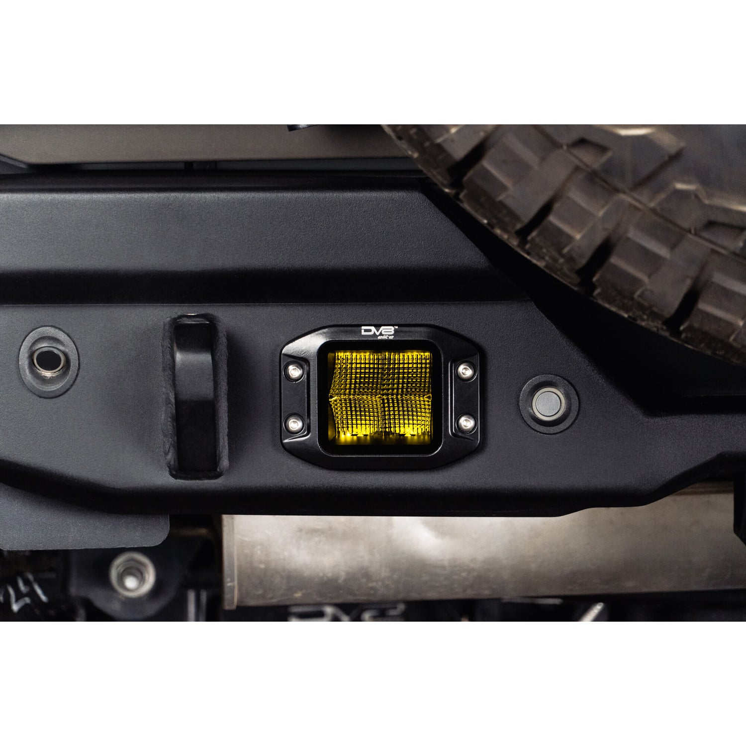 3-Inch Elite Series LED Amber Flush Mount Pod Light <br>Universal