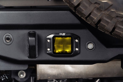 3-Inch Elite Series LED Amber Flush Mount Pod Light <br>Universal