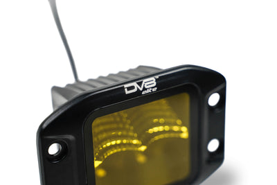 3-Inch Elite Series LED Amber Flush Mount Pod Light <br>Universal