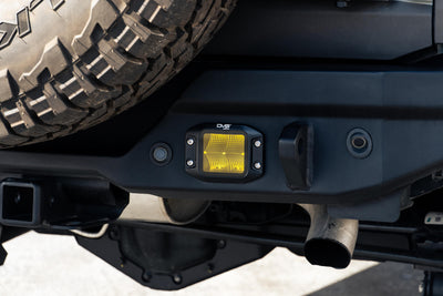 3-Inch Elite Series LED Amber Flush Mount Pod Light <br>Universal