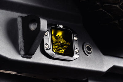 3-Inch Elite Series LED Amber Flush Mount Pod Light <br>Universal