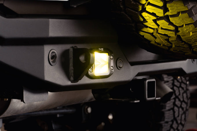 3-Inch Elite Series LED Amber Flush Mount Pod Light <br>Universal