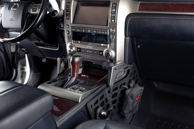 Center Console Molle Panels & Digital Device Bridge <br>10-21 Lexus GX 460