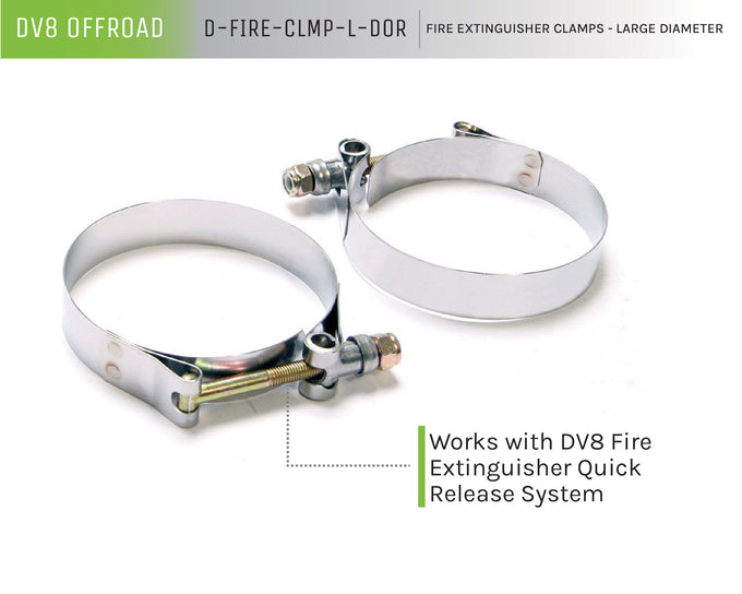 Large Diameter Fire Extinguisher Clamps <br>Universal
