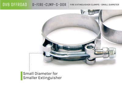 Small Diameter Fire Extinguisher Clamps <br>Universal