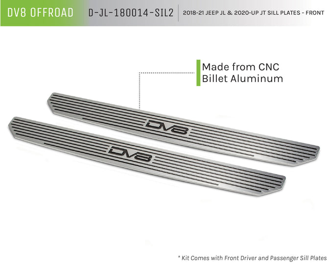 Front Sill Plates <br>18-21 Jeep Wrangler 20-21 Gladiator