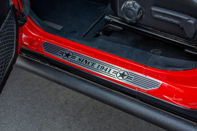 Front Sill Plates <br>18-21 Jeep Wrangler 20-21 Gladiator