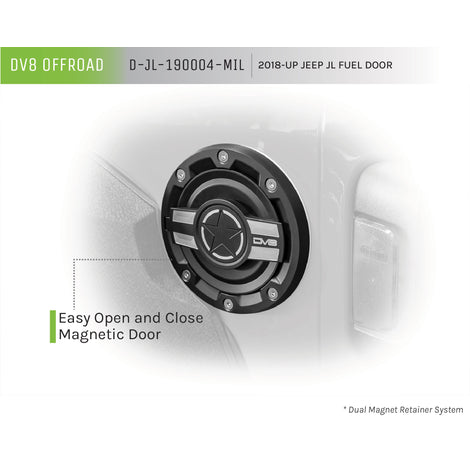 Fuel Door <br>18-21 Jeep Wrangler