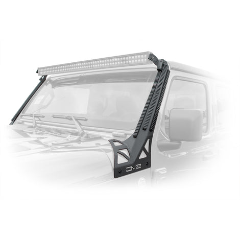 A-Pillar Mount With Rail Accessory Mount System <br>18-21 Jeep Wrangler 20-21 Gladiator