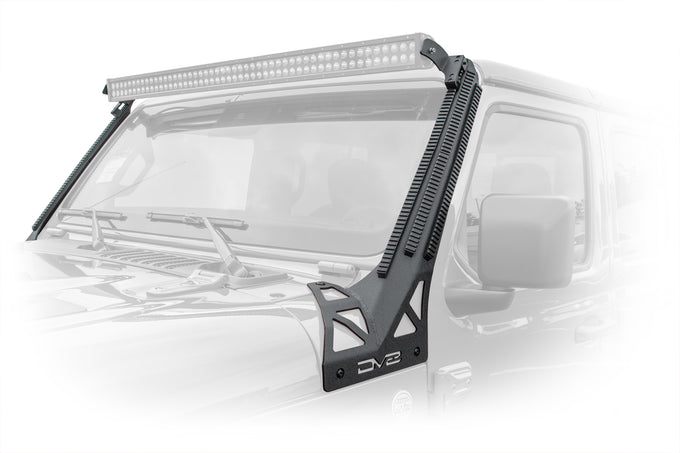A-Pillar Mount With Rail Accessory Mount System <br>18-21 Jeep Wrangler 20-21 Gladiator