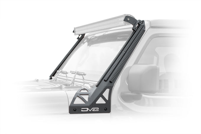 A-Pillar Mount With Rail Accessory Mount System <br>18-21 Jeep Wrangler 20-21 Gladiator