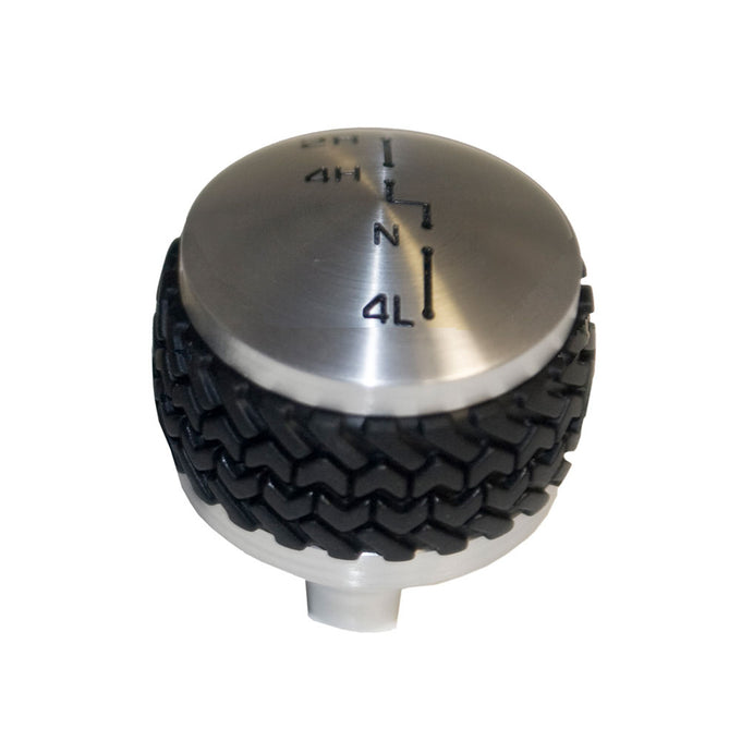 Silver Transfer Case Knob <br>87-95 Jeep Wrangler