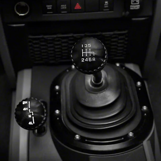 Black 6-Speed Shift Knob <br>11-17 Jeep Wrangler, 2018 JK