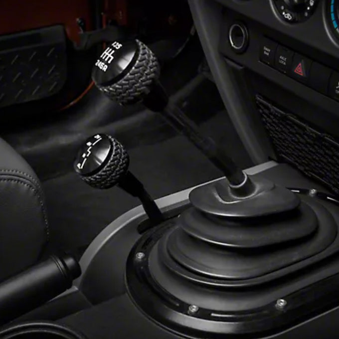 Black 6-Speed Shift Knob <br>11-17 Jeep Wrangler, 2018 JK