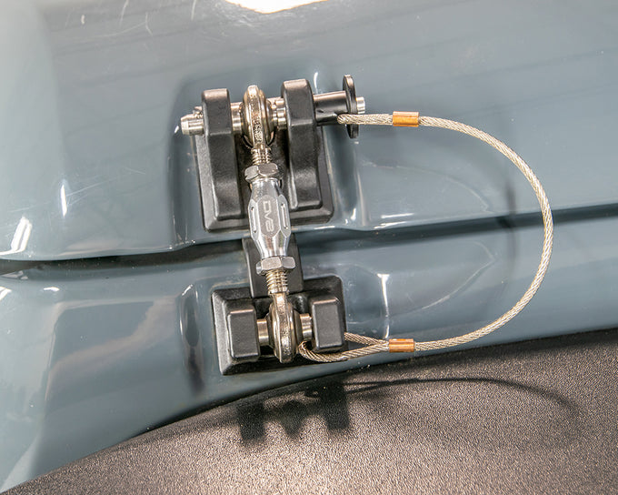 Hood Hold Downs <br>07-17 Jeep Wrangler, 2018 JK