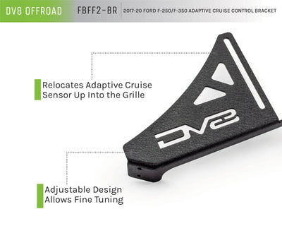 Adaptive Cruise Control Bracket <br>17-20 Ford F-250, F-350 Super Duty